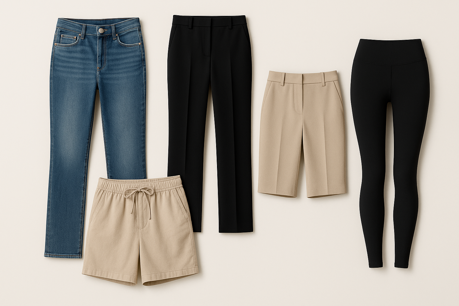 Jeans/Pantalon/Legging/Short/Bermuda