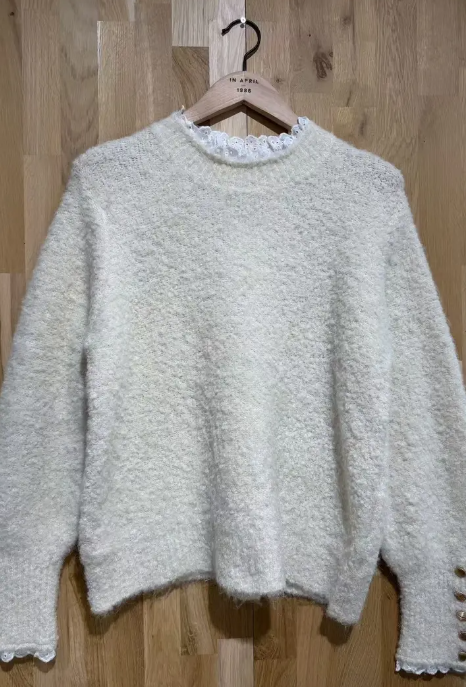 Pull dentelle Jeanne