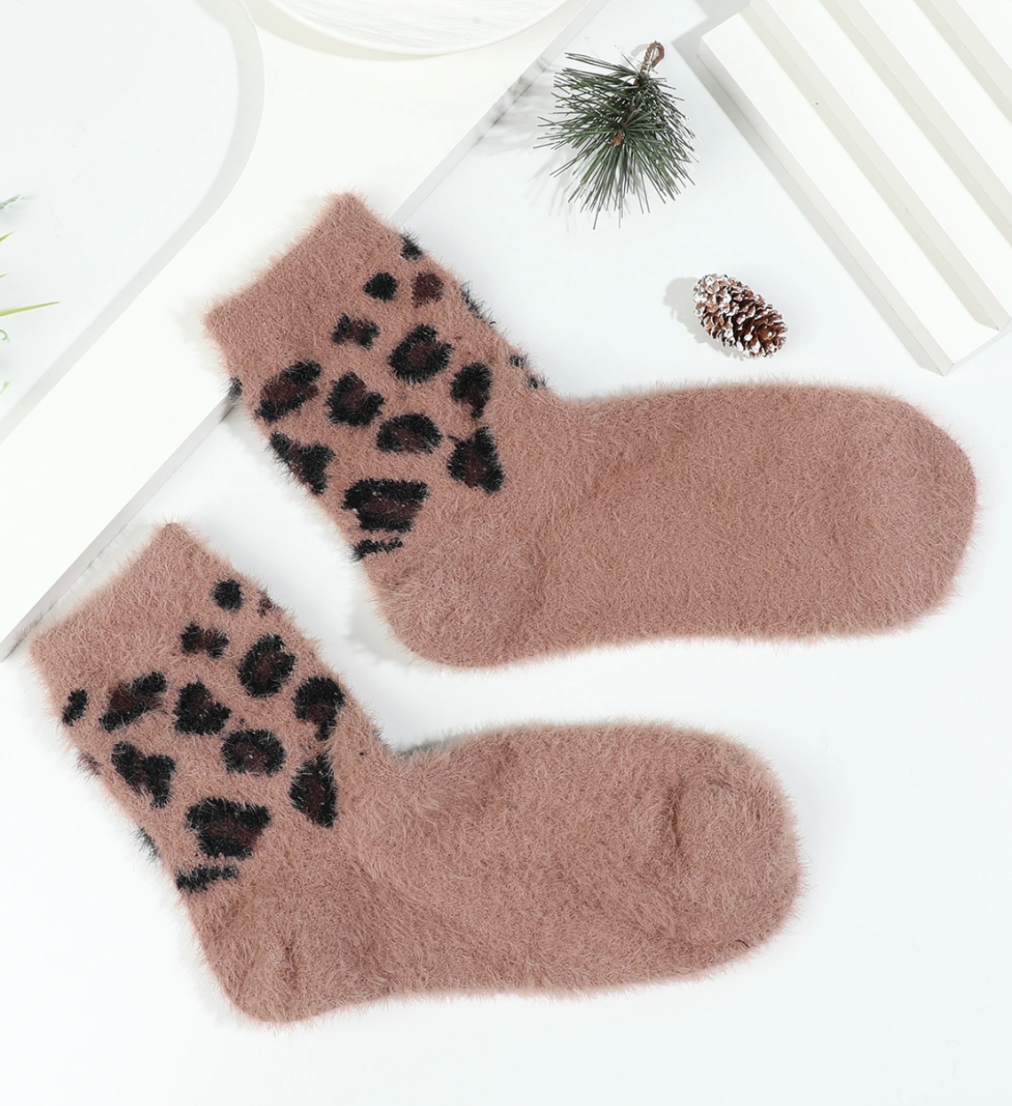 Chaussette Pilou léopard