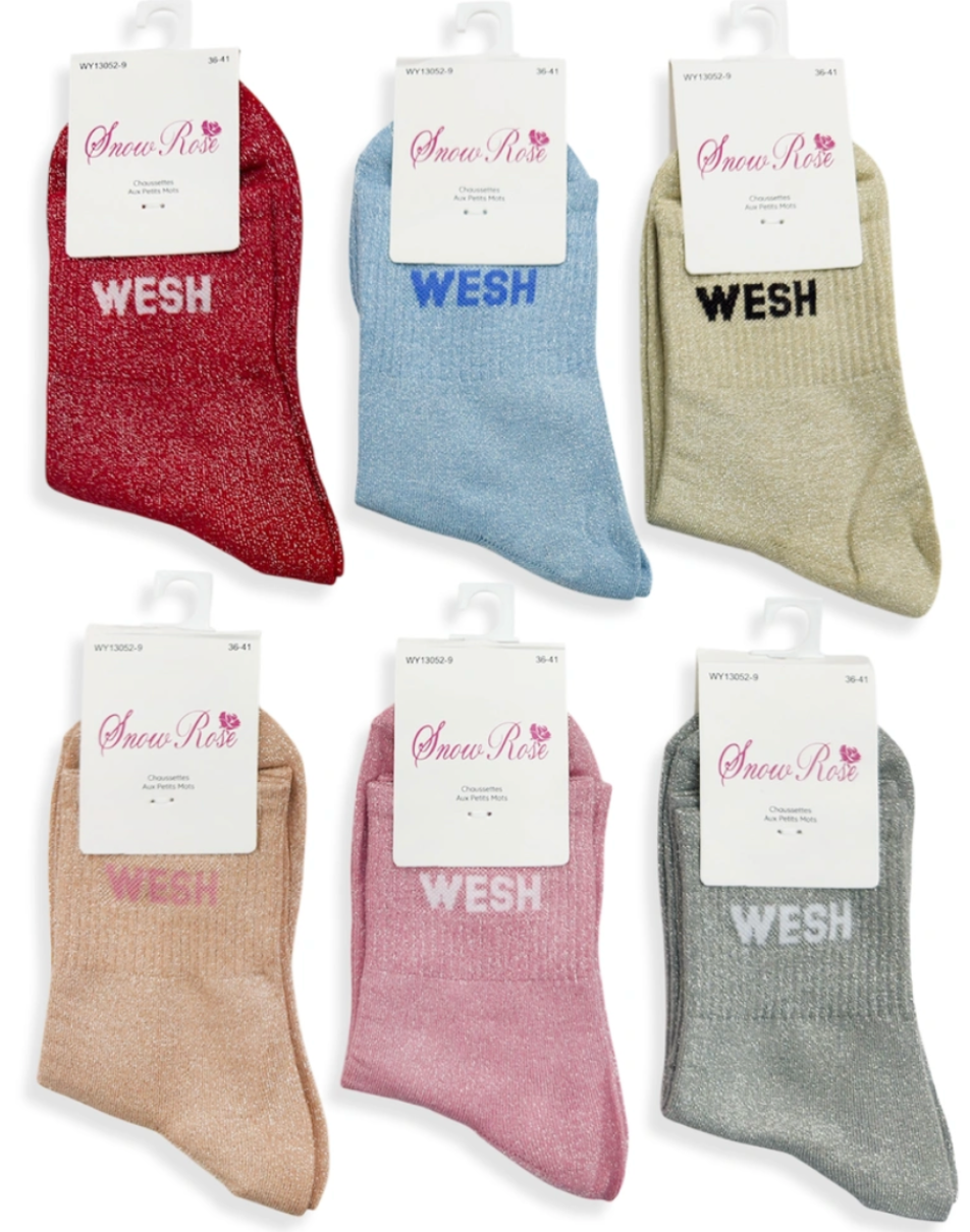 Chaussettes "WESH"