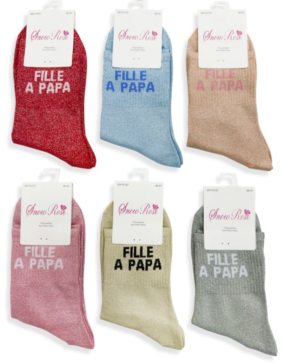 CHAUSSETTES "FILLE à PAPA"