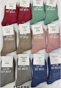 Chaussettes à paillettes LA VIE EST BELLE