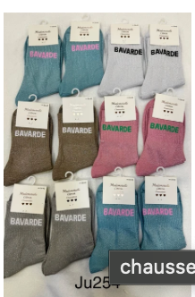 Chaussettes à paillettes BAVARDE