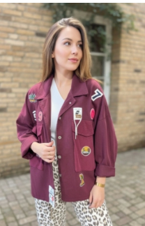 Veste bordeaux