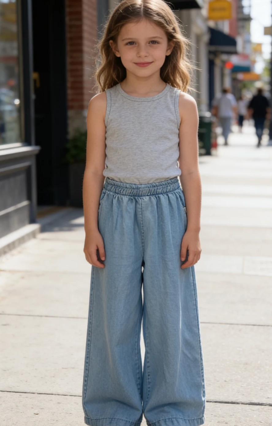 Pantalon fluide jeans