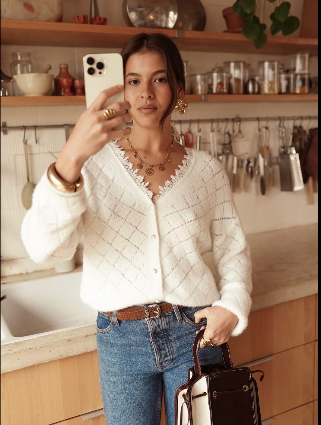Pull Dentelle Virginie