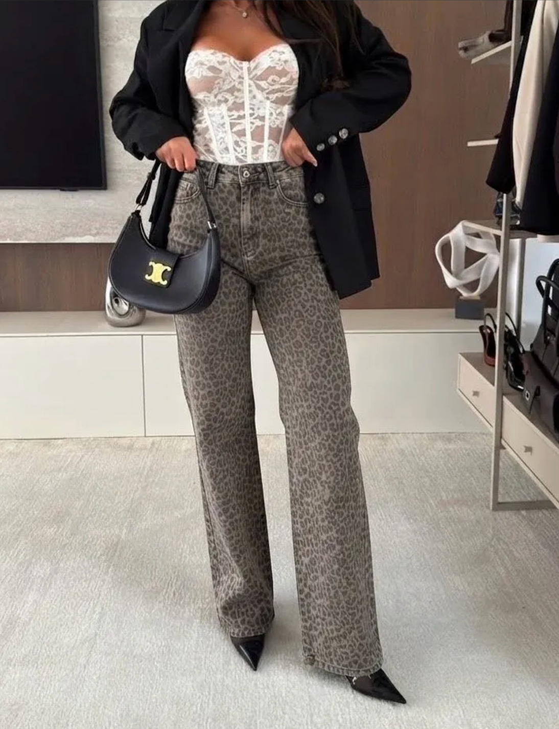 Jeans Nath léopard