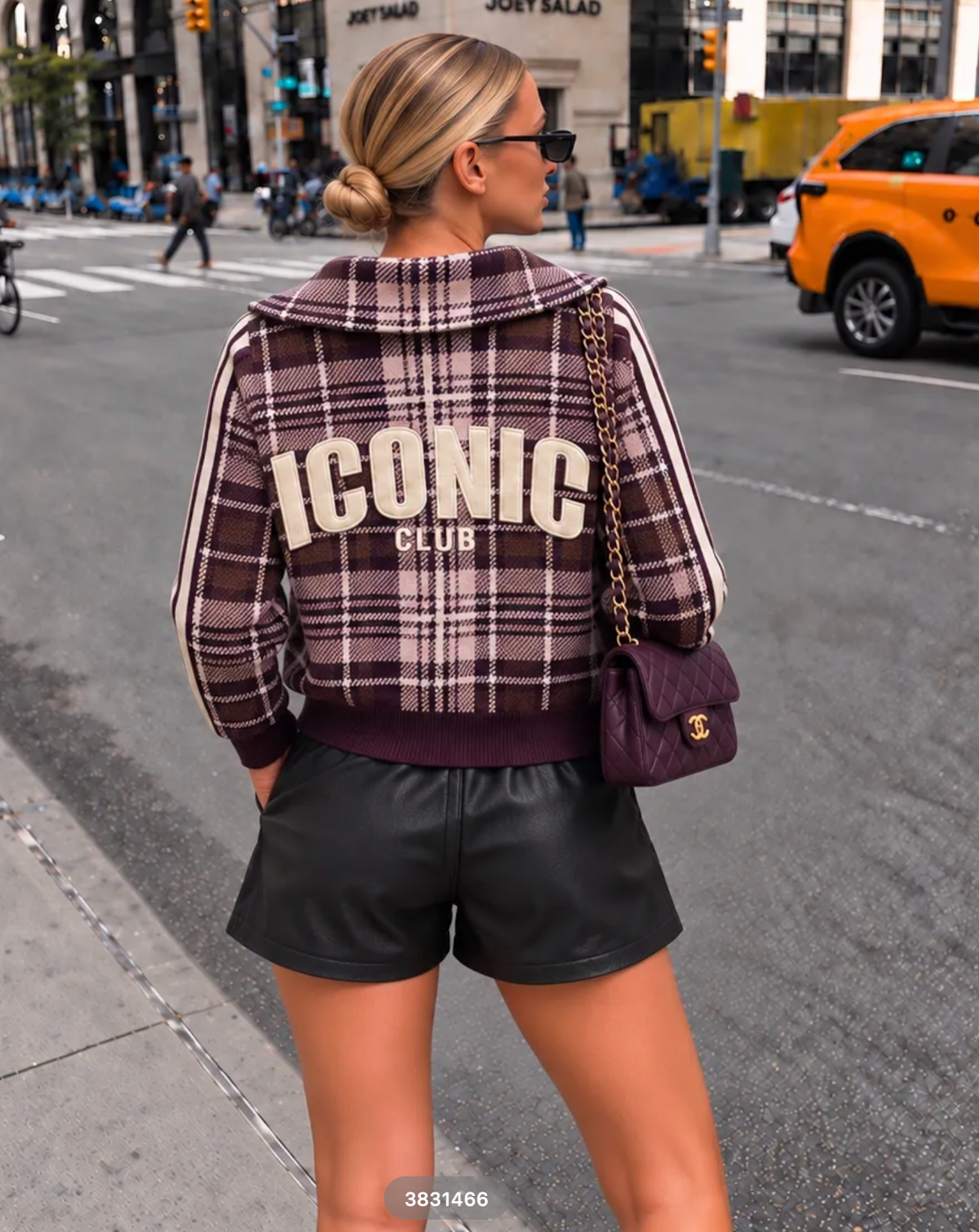 ICONIC gilet Carreaux