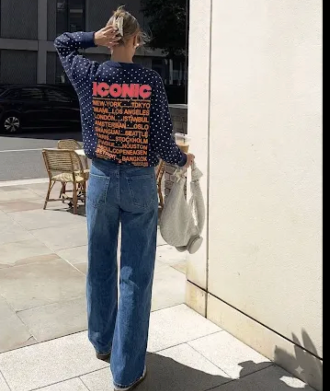 Sweat Iconic à pois
