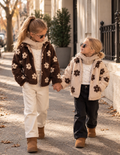 Veste Fleur en Teddy