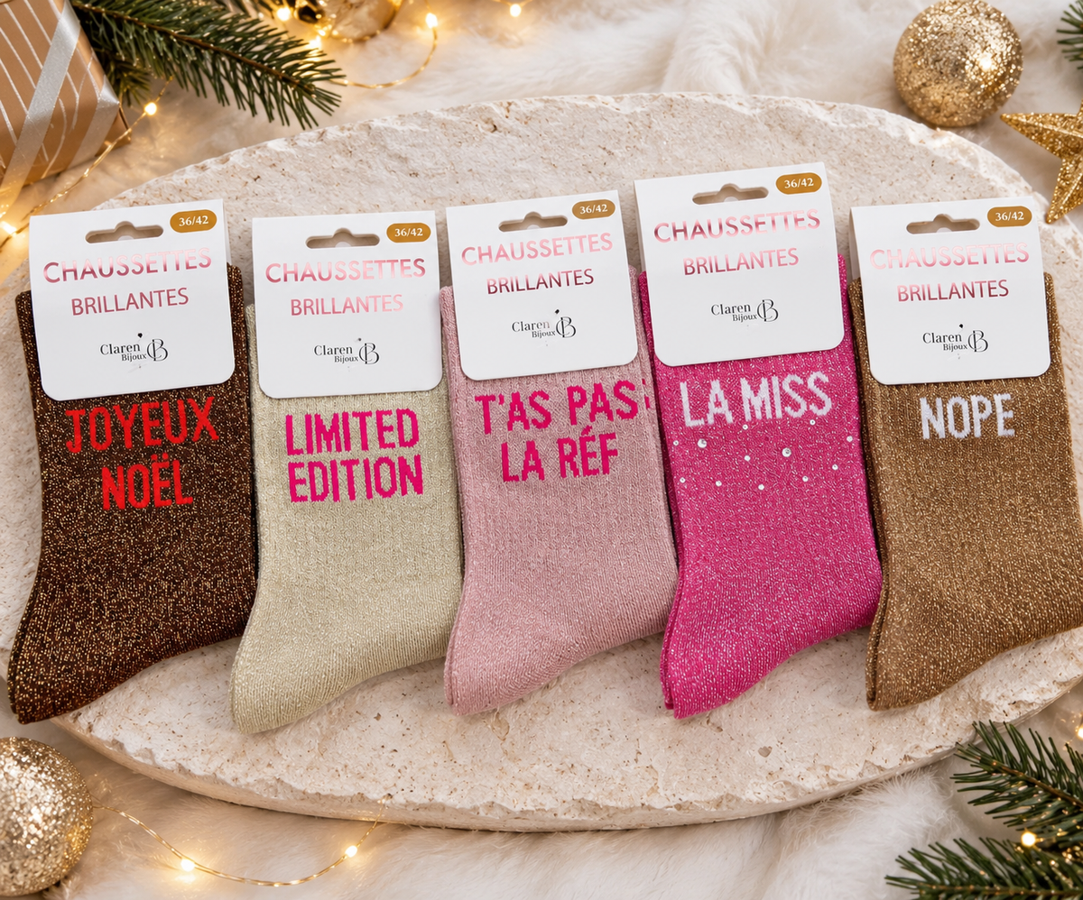 Chaussettes à paillettes