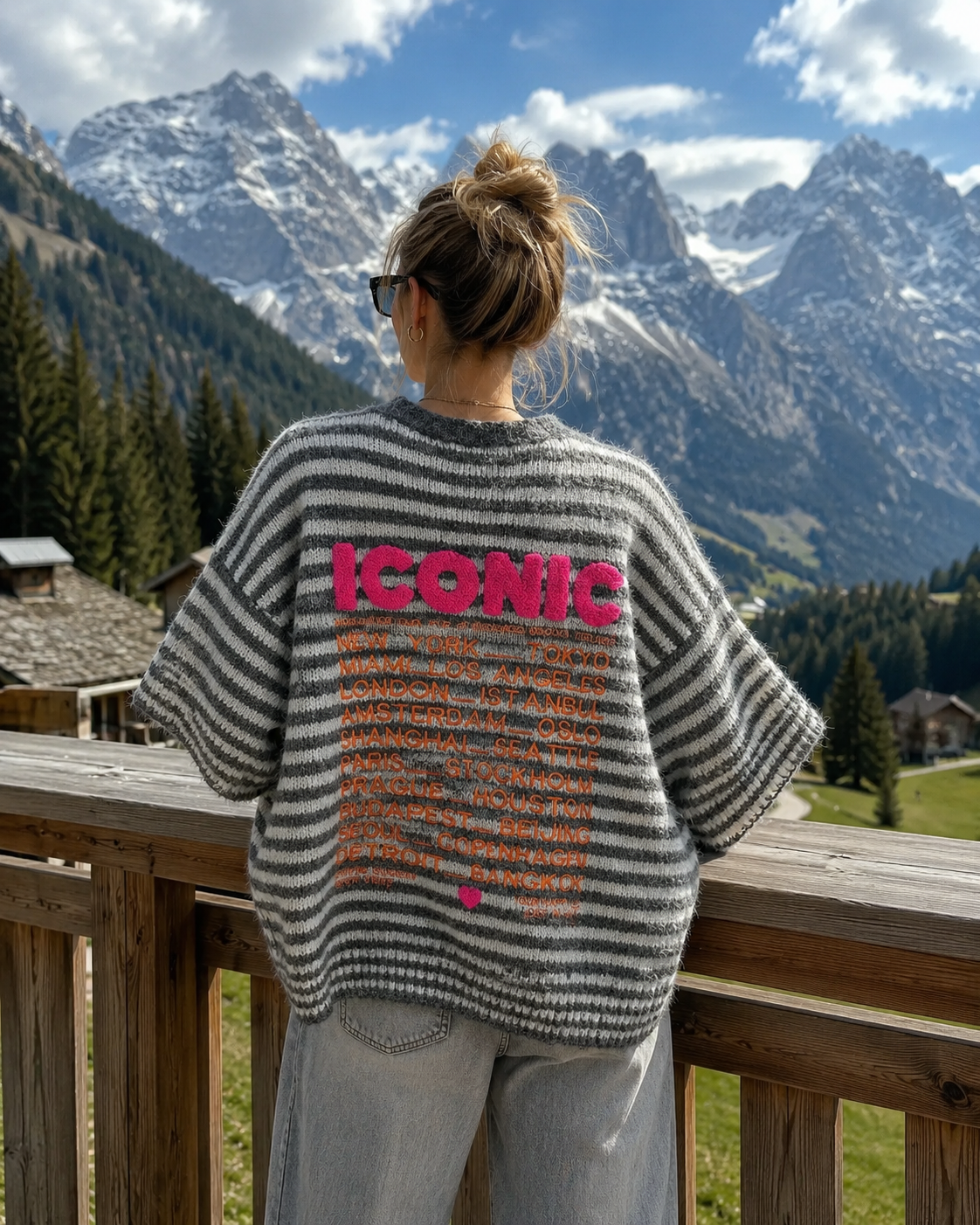 Pull ICONIC rayé