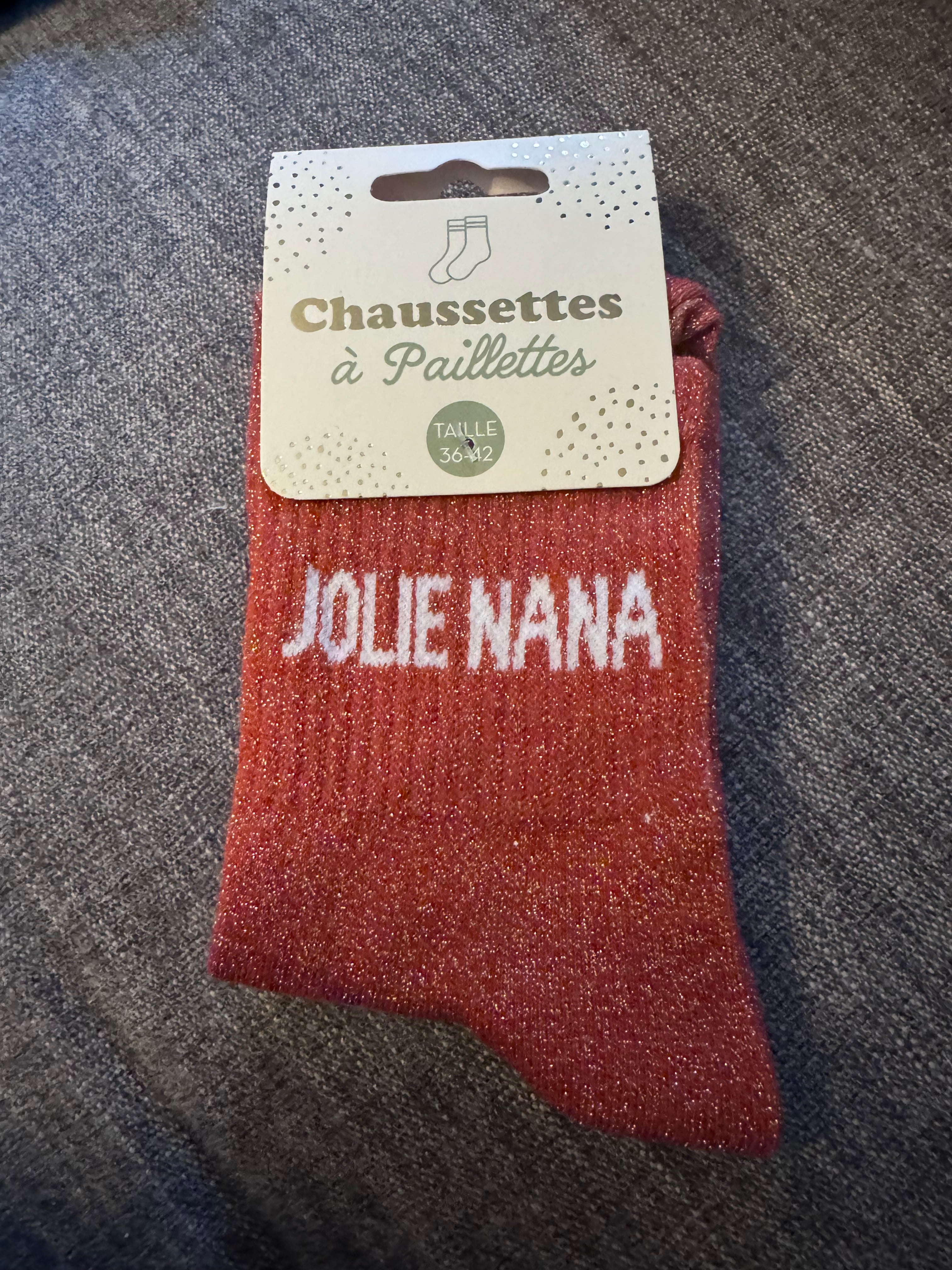 Chaussettes à paillettes