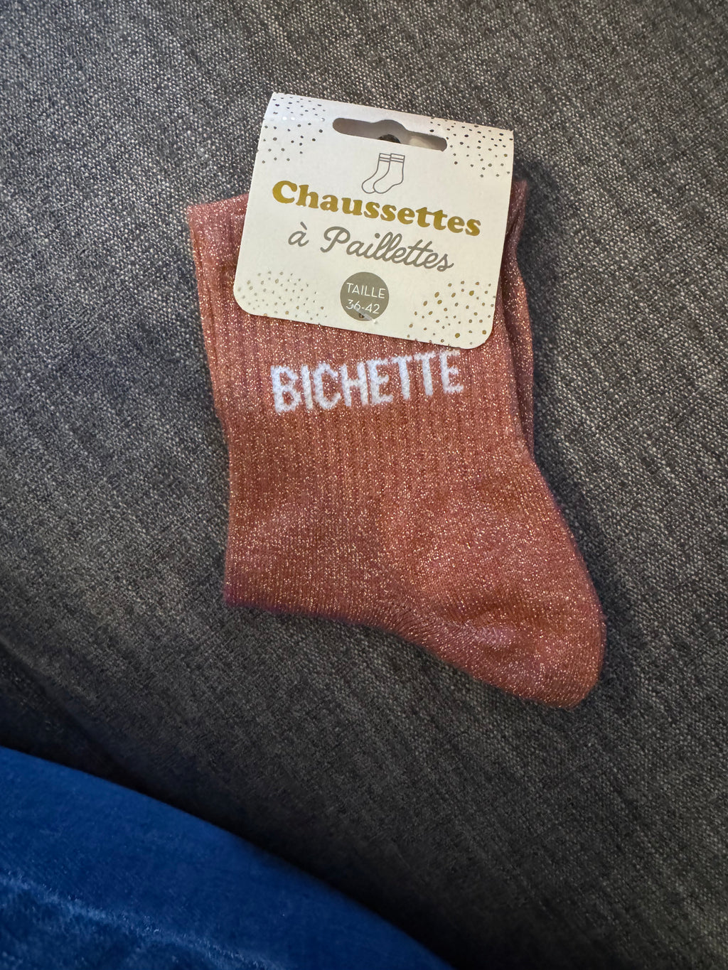 Chaussettes à paillettes