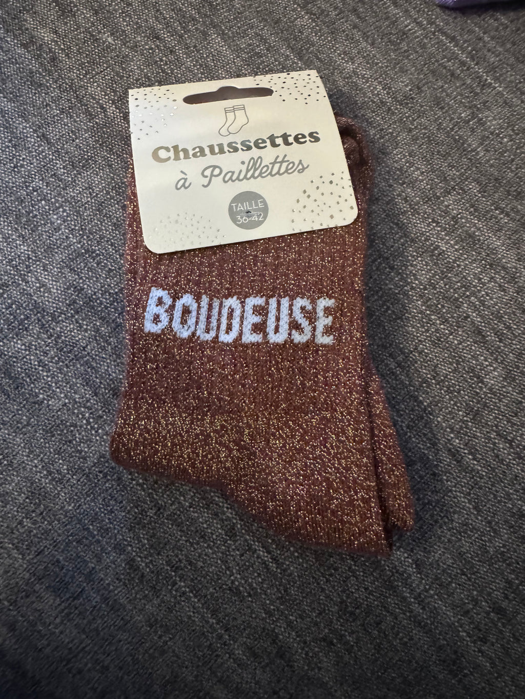Chaussettes à paillettes