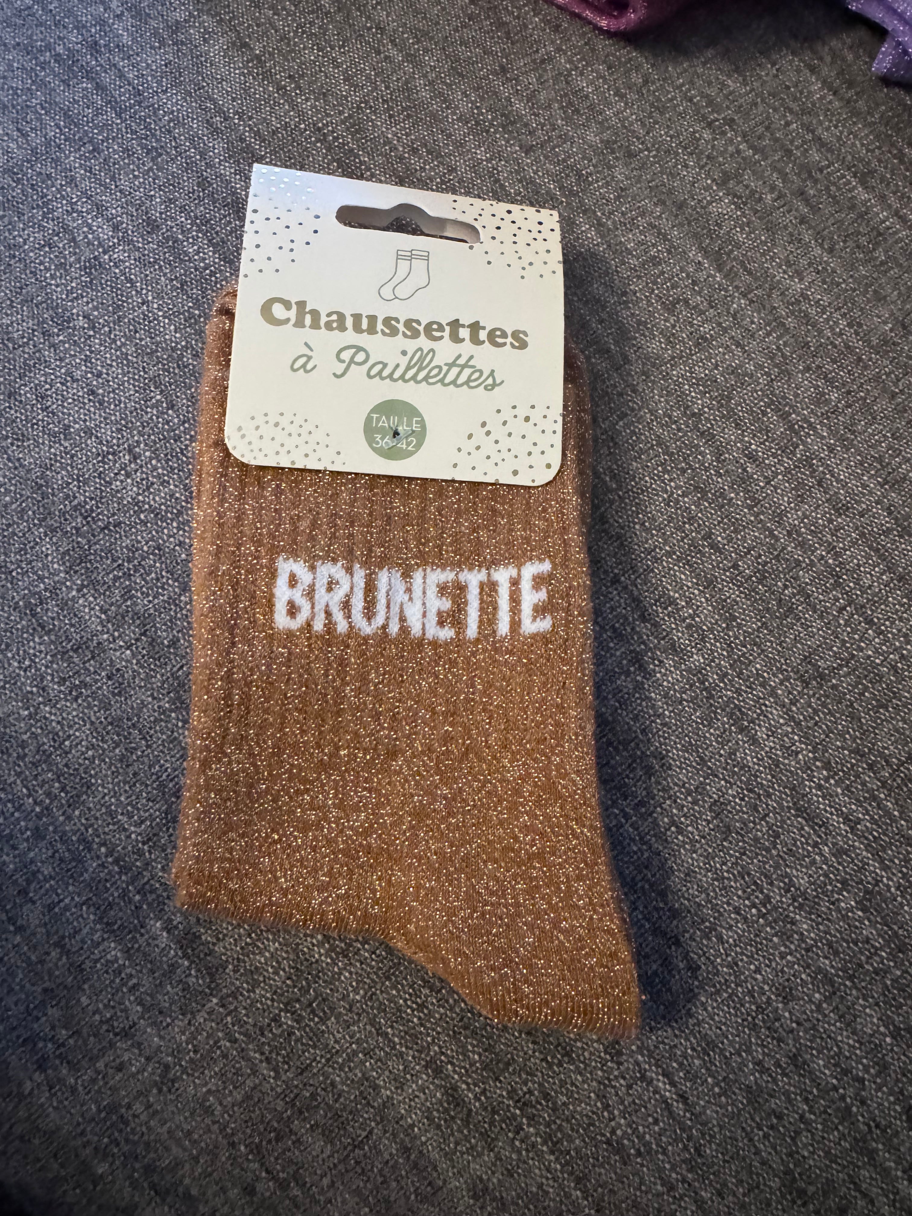 Chaussettes à paillettes