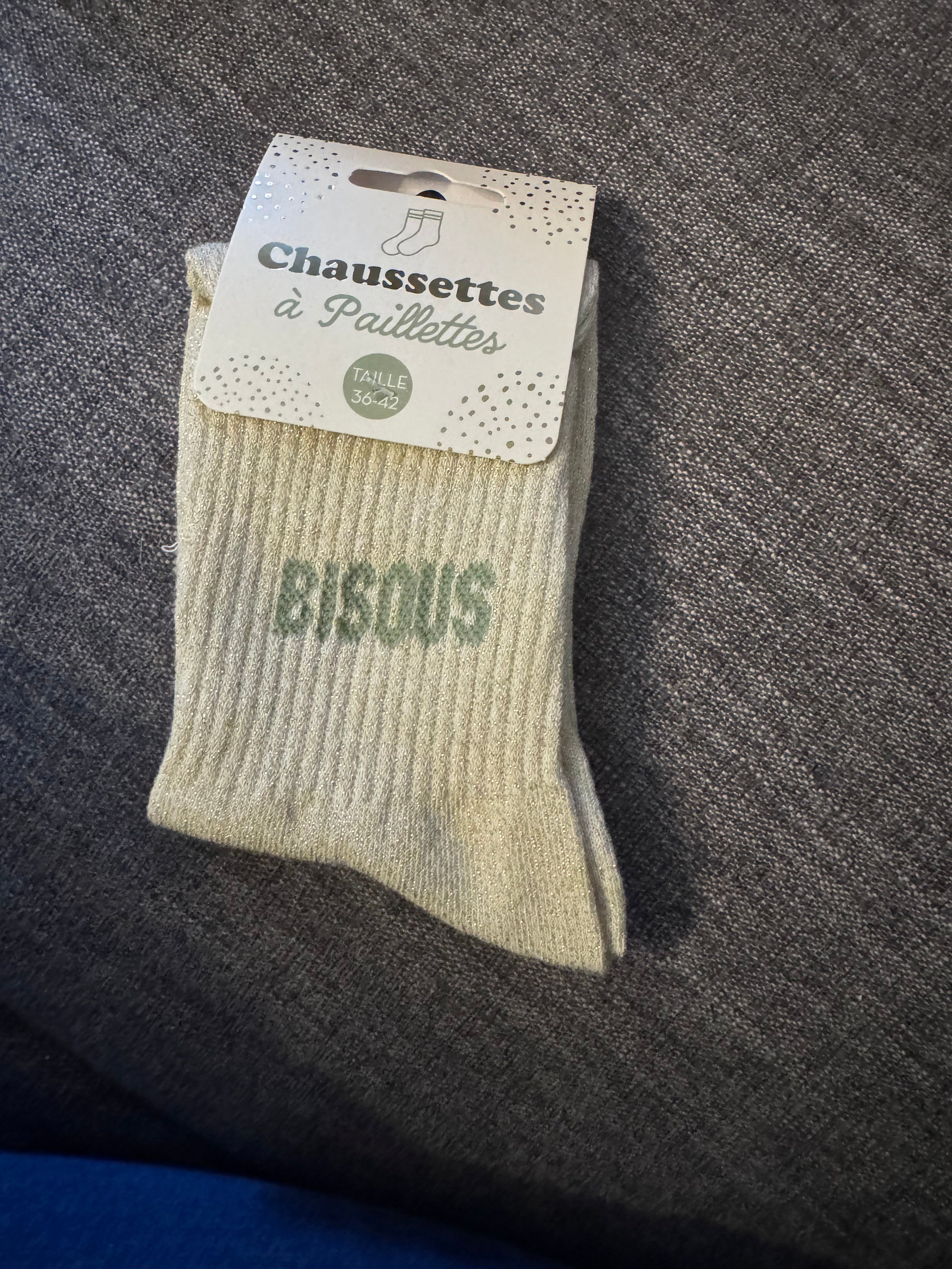 Chaussettes à paillettes