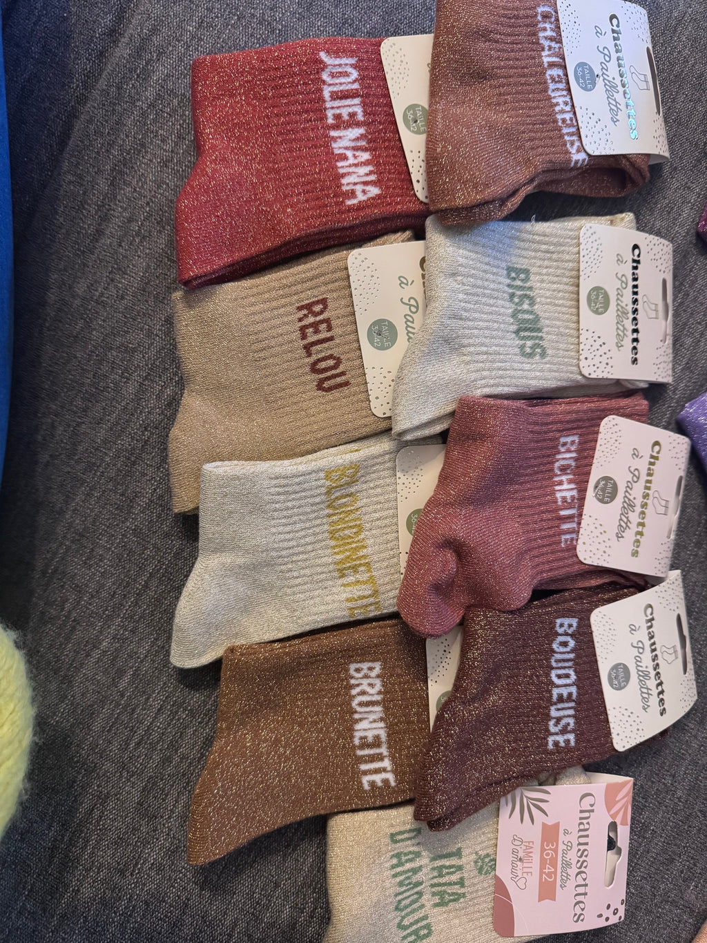 Chaussettes à paillettes