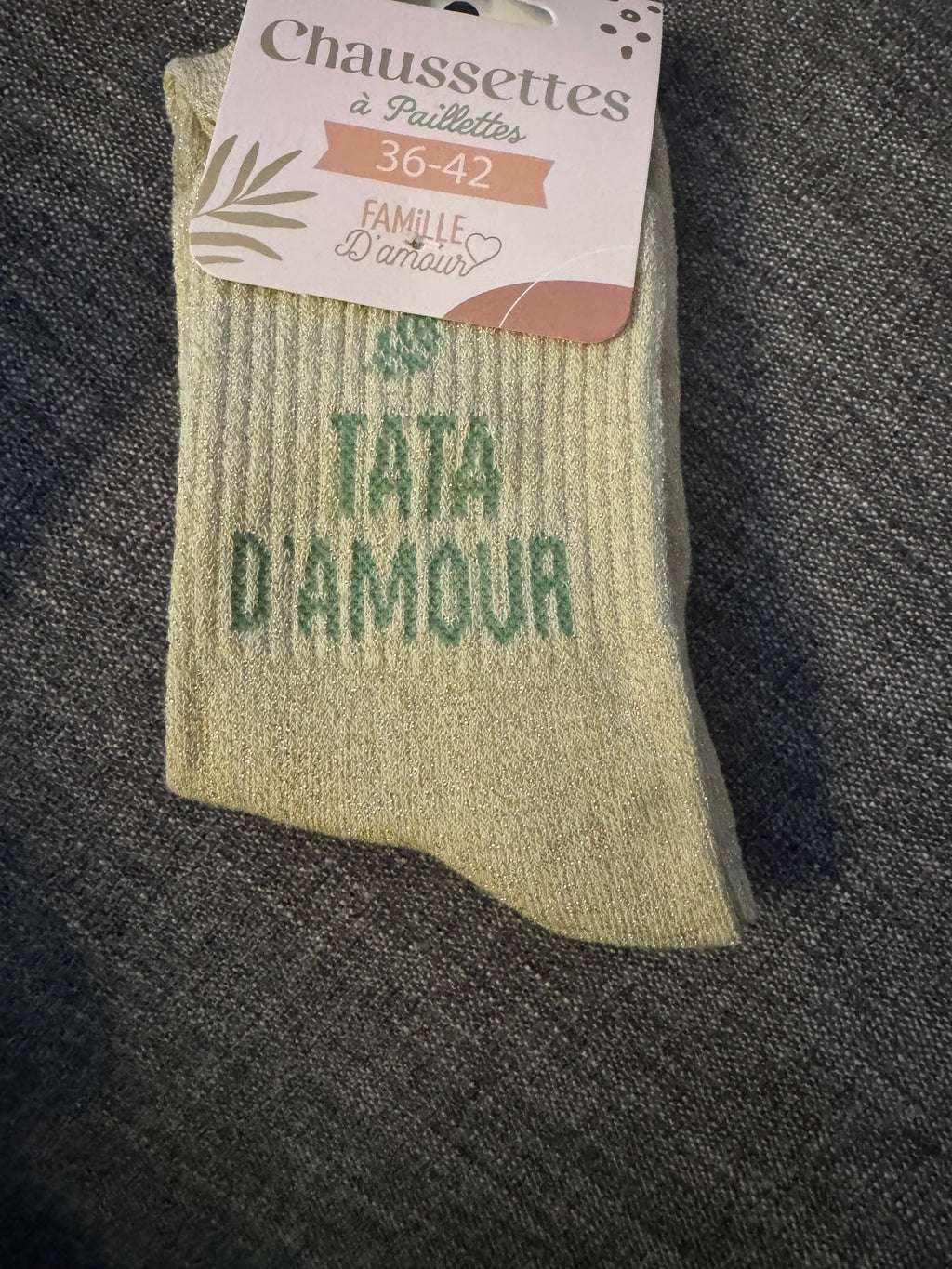 Chaussettes à paillettes