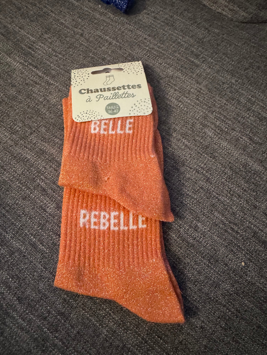 Chaussettes à paillettes