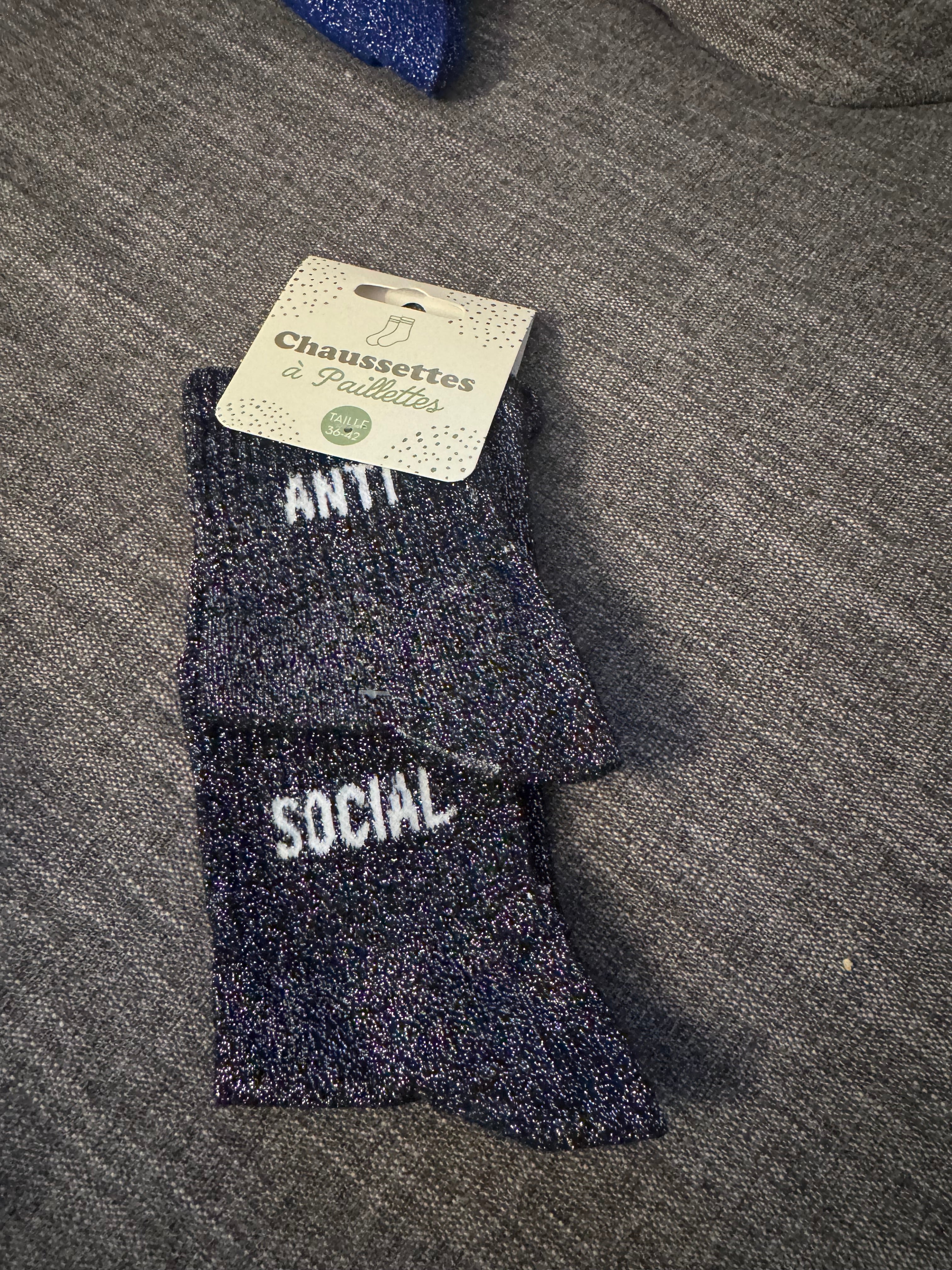 Chaussettes à paillettes