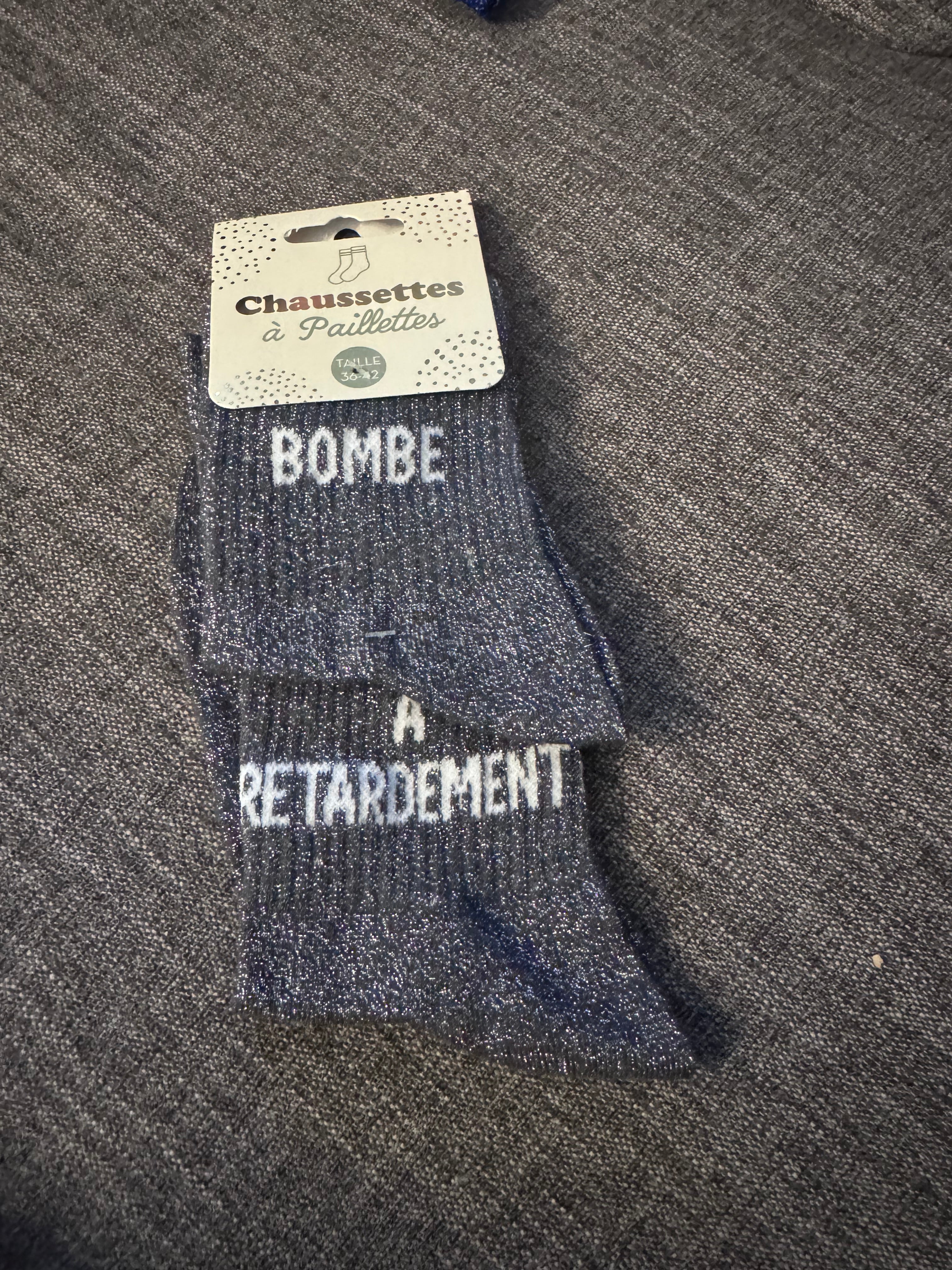 Chaussettes à paillettes