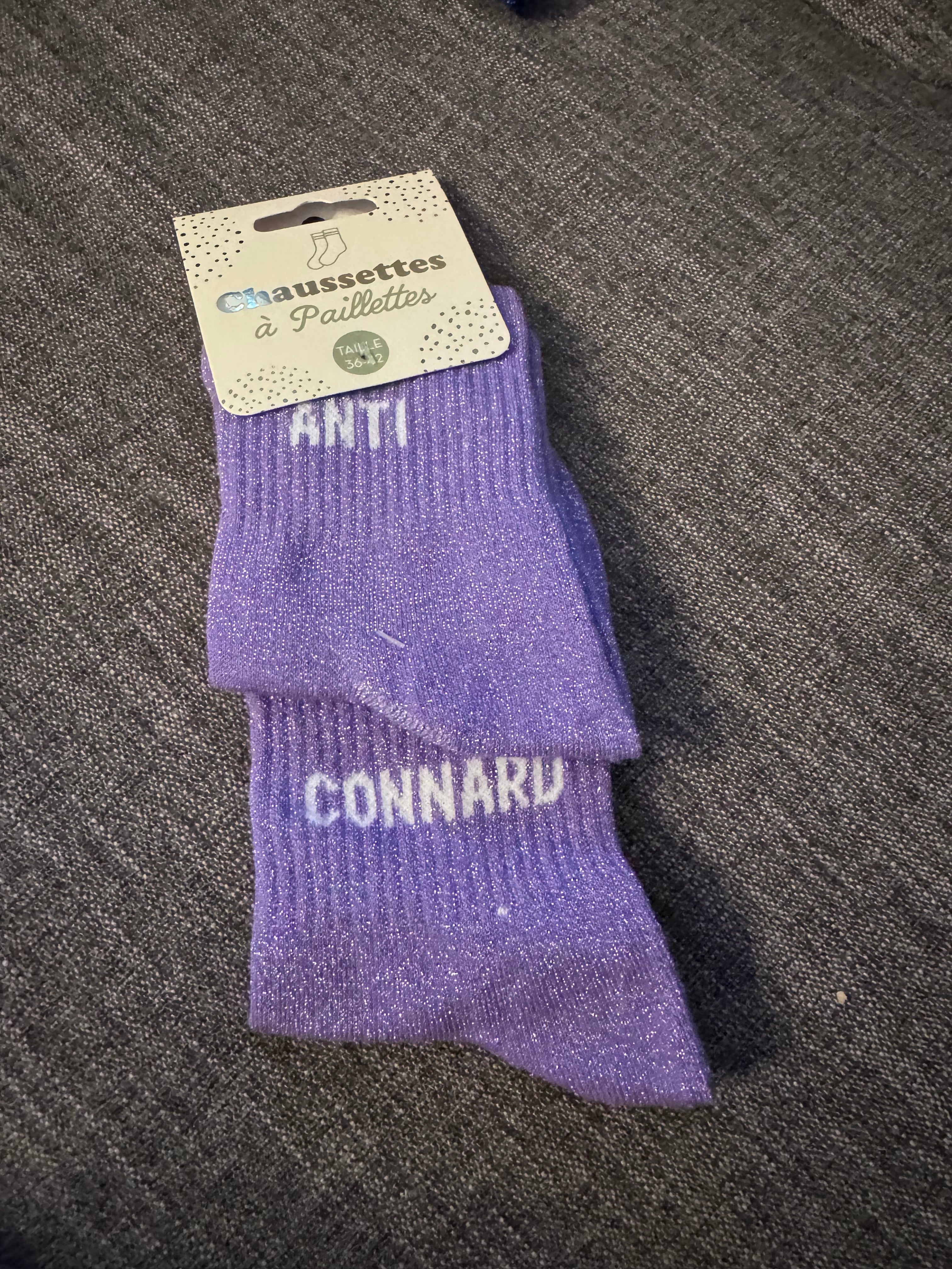 Chaussettes à paillettes