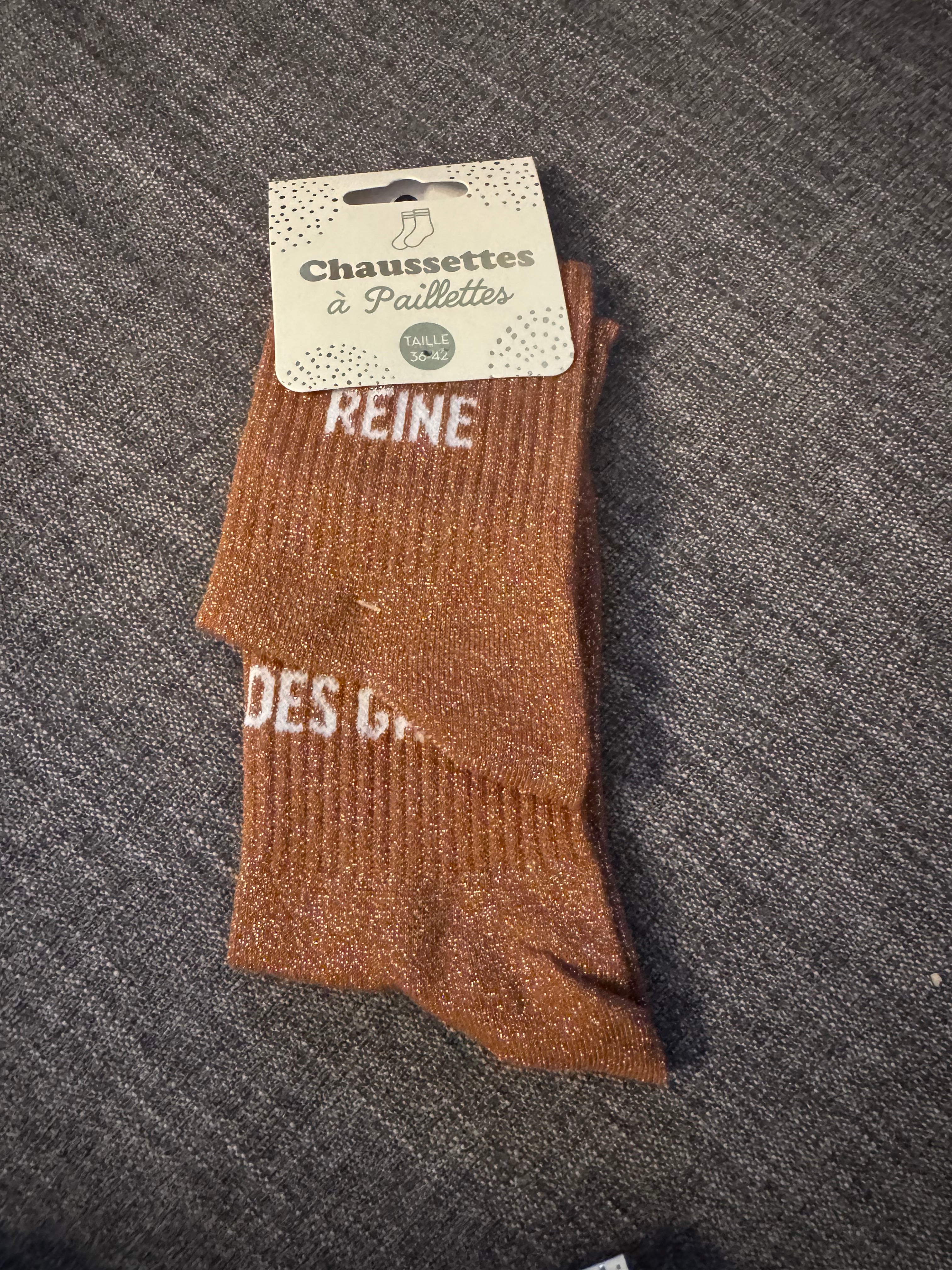 Chaussettes à paillettes