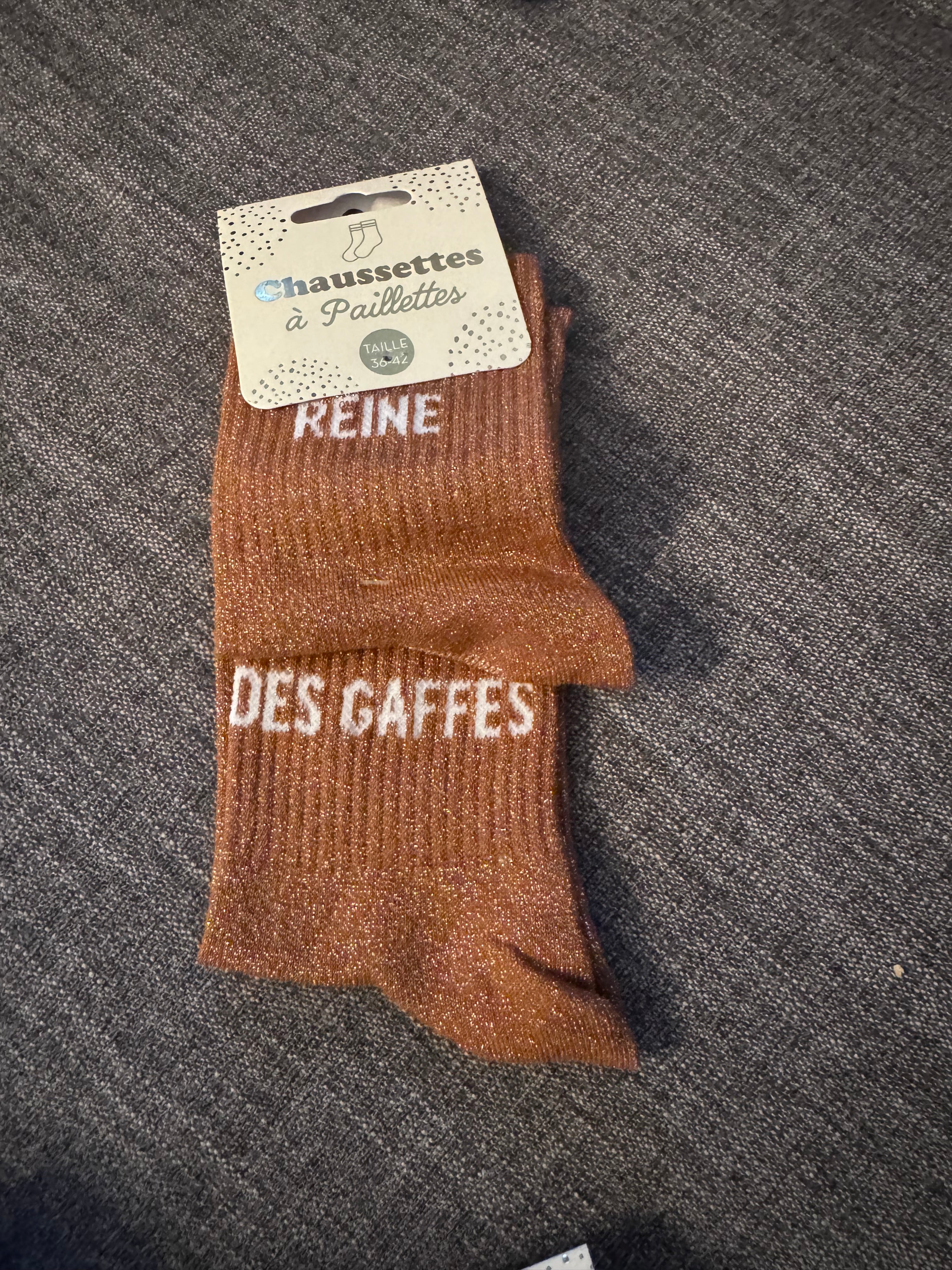 Chaussettes à paillettes