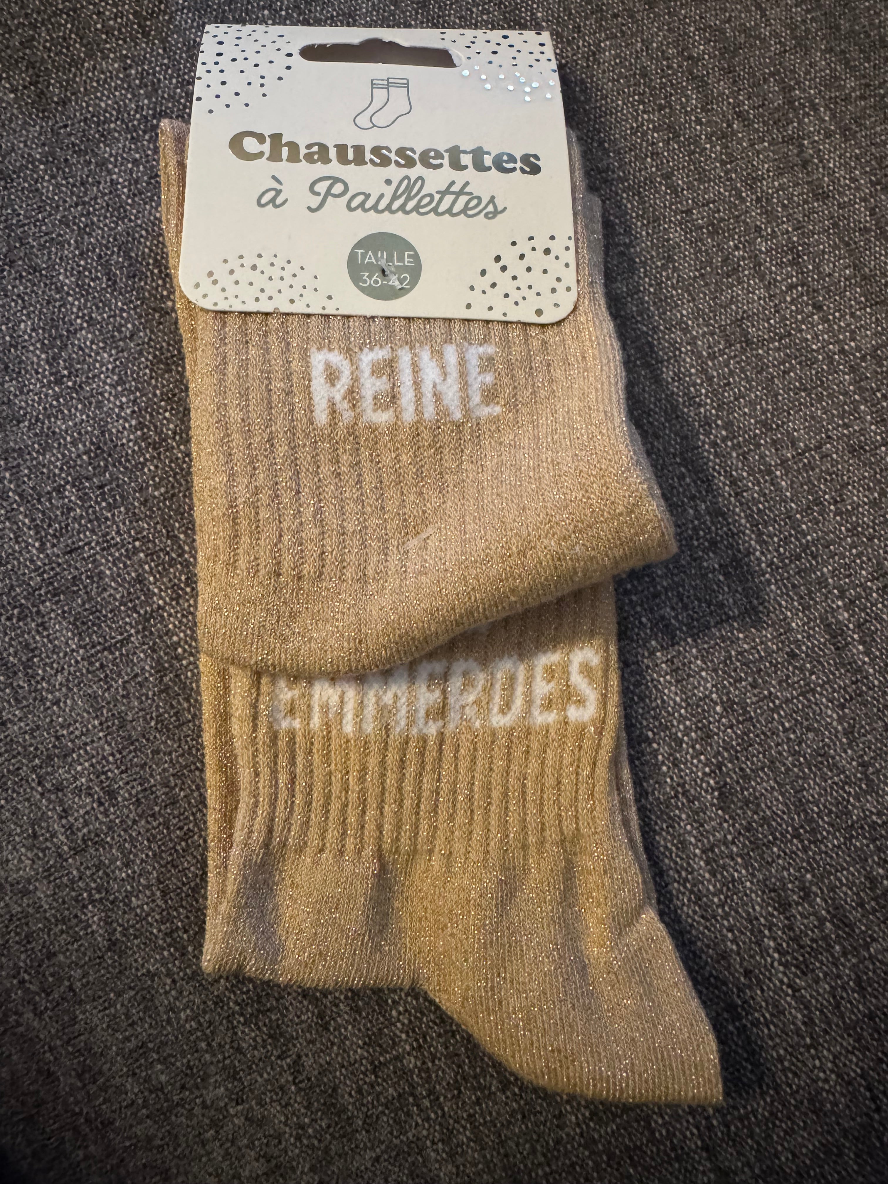 Chaussettes à paillettes