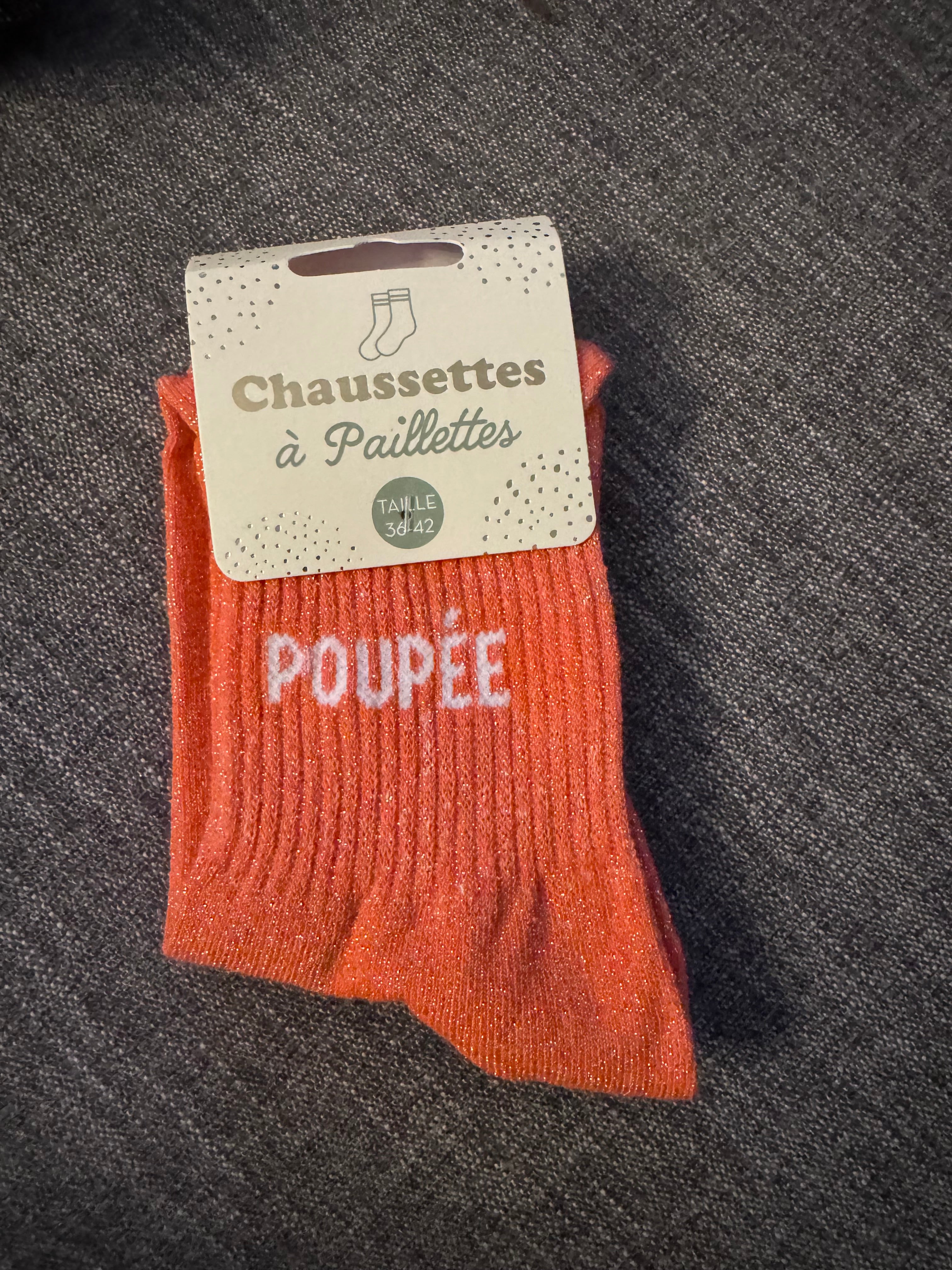 Chaussettes à paillettes