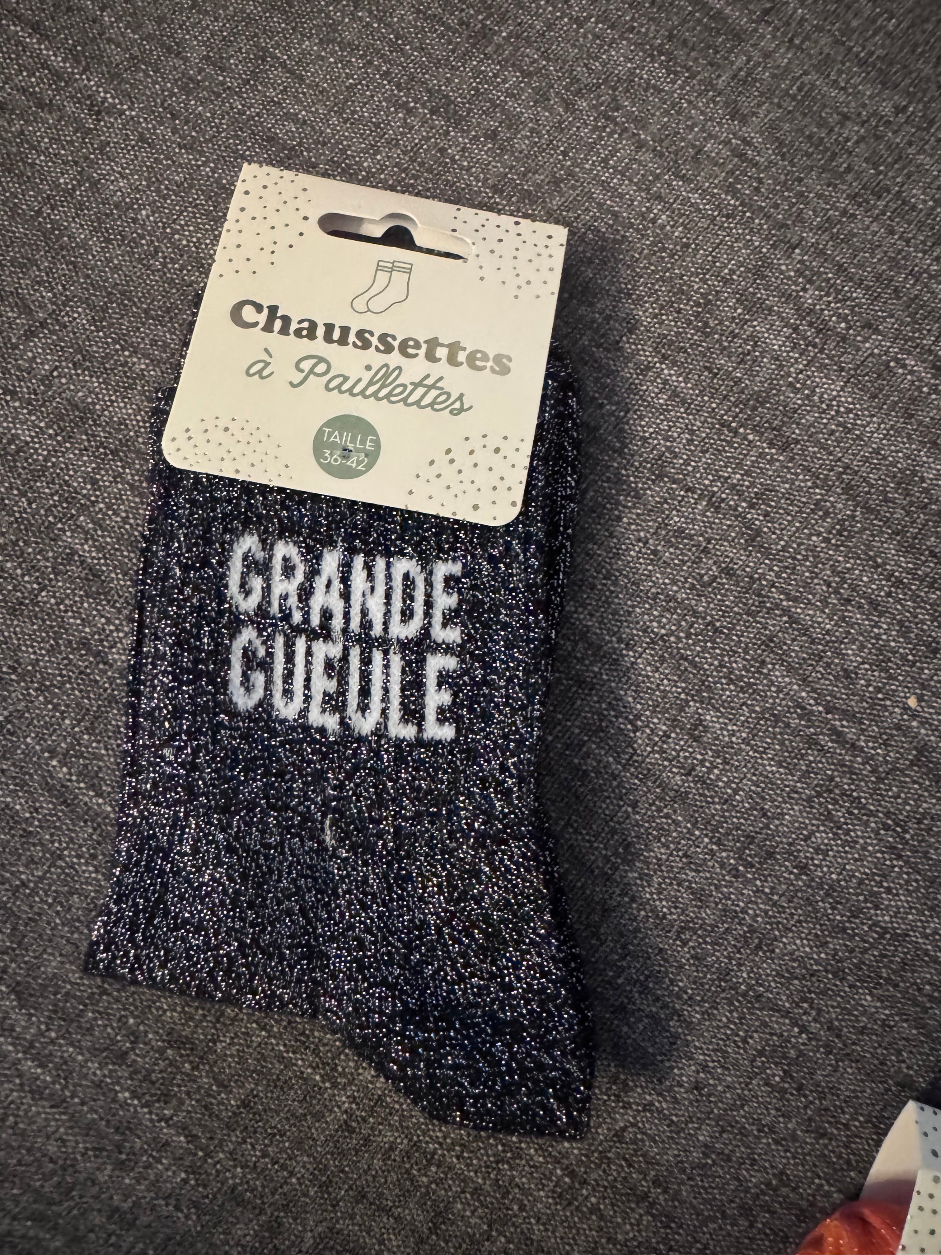 Chaussettes à paillettes