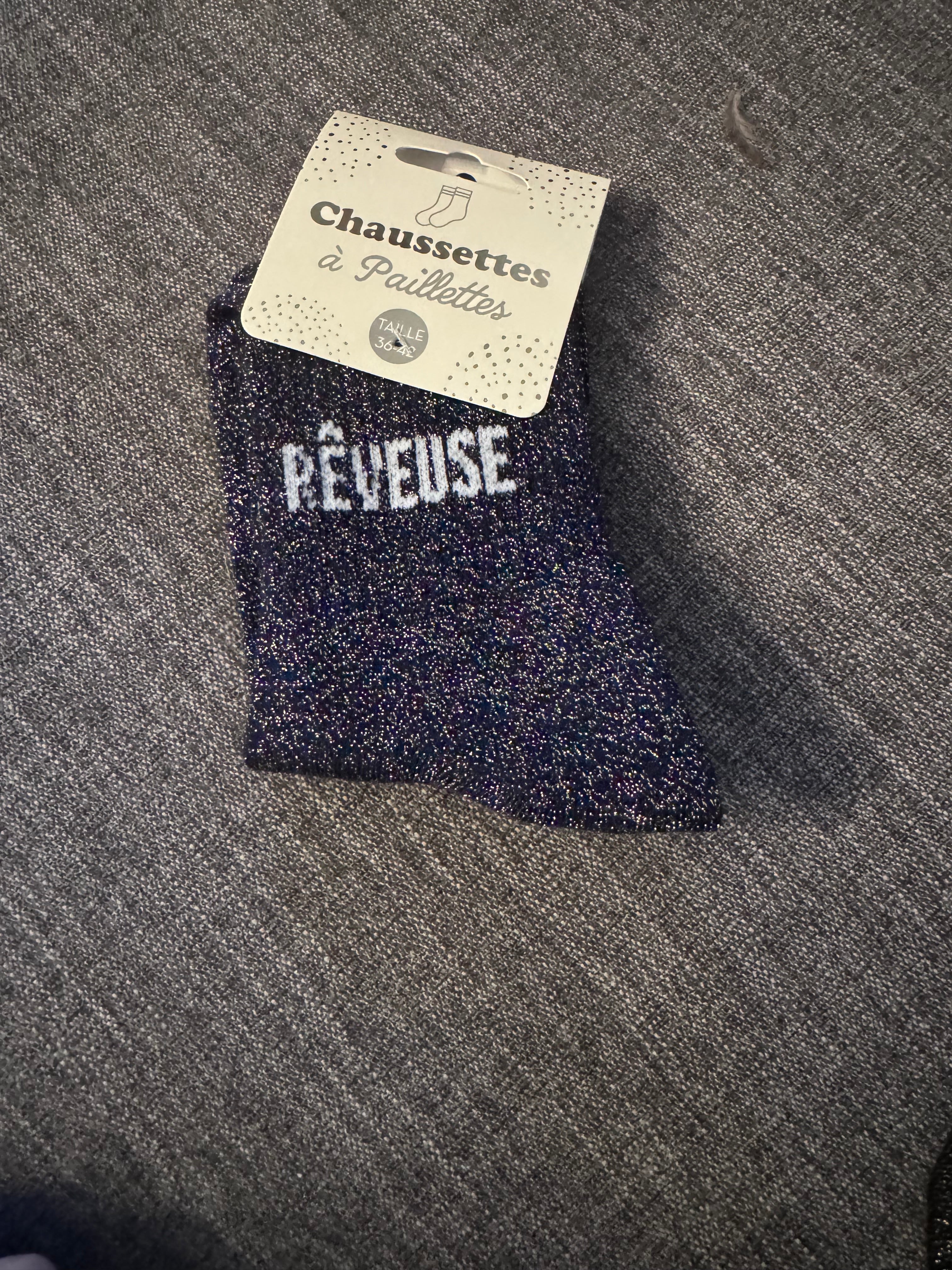 Chaussettes à paillettes