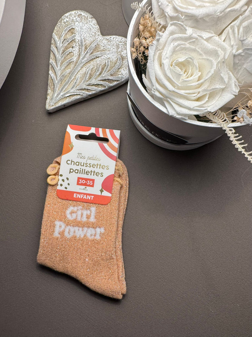 Chaussettes à paillettes fille