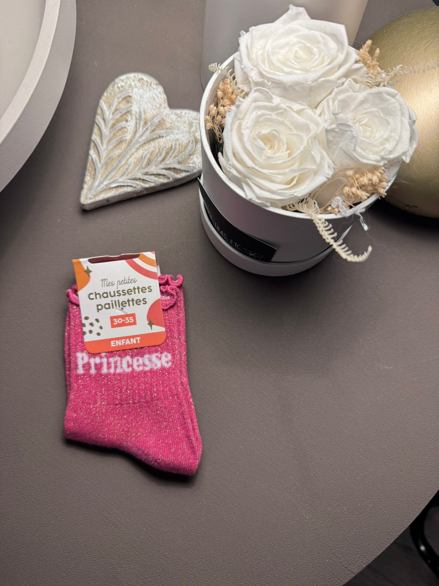 Chaussettes à paillettes fille