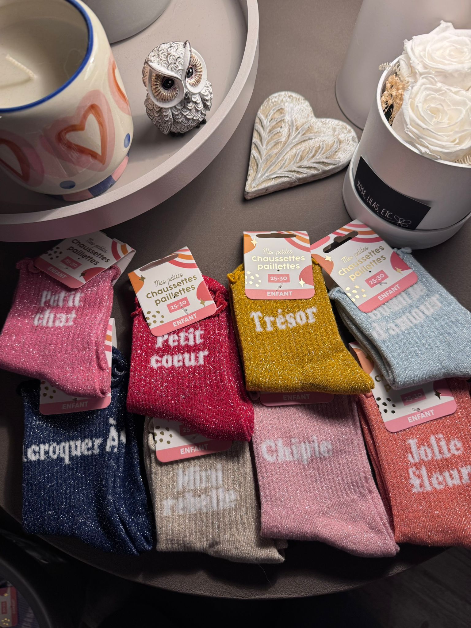 Chaussettes à paillettes Fille