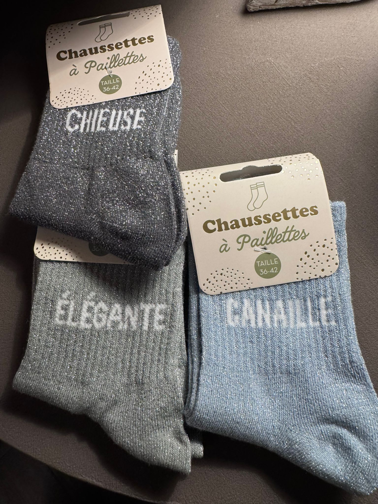 Chaussettes à Paillettes