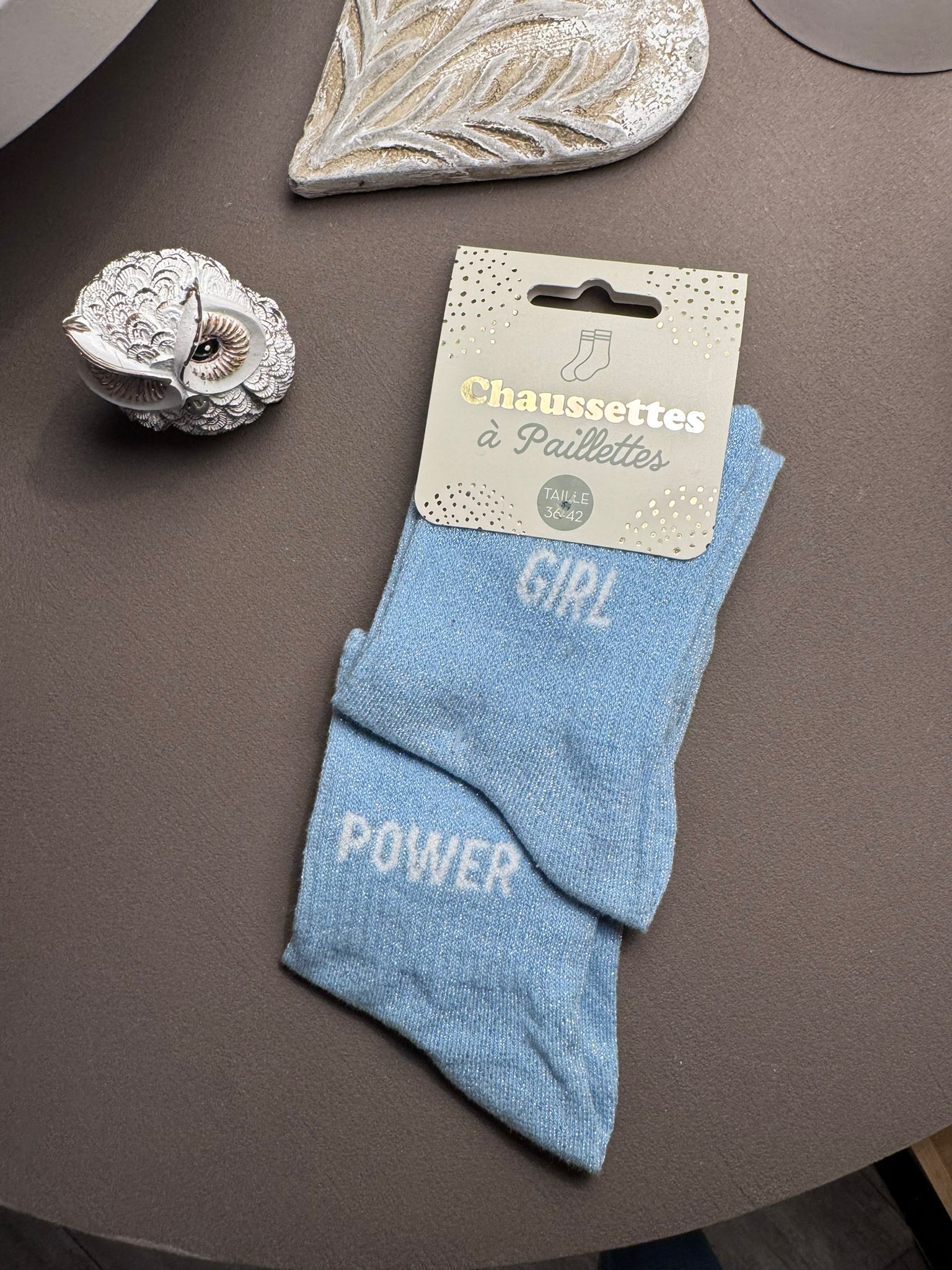 Chaussettes à Paillettes 2 mots