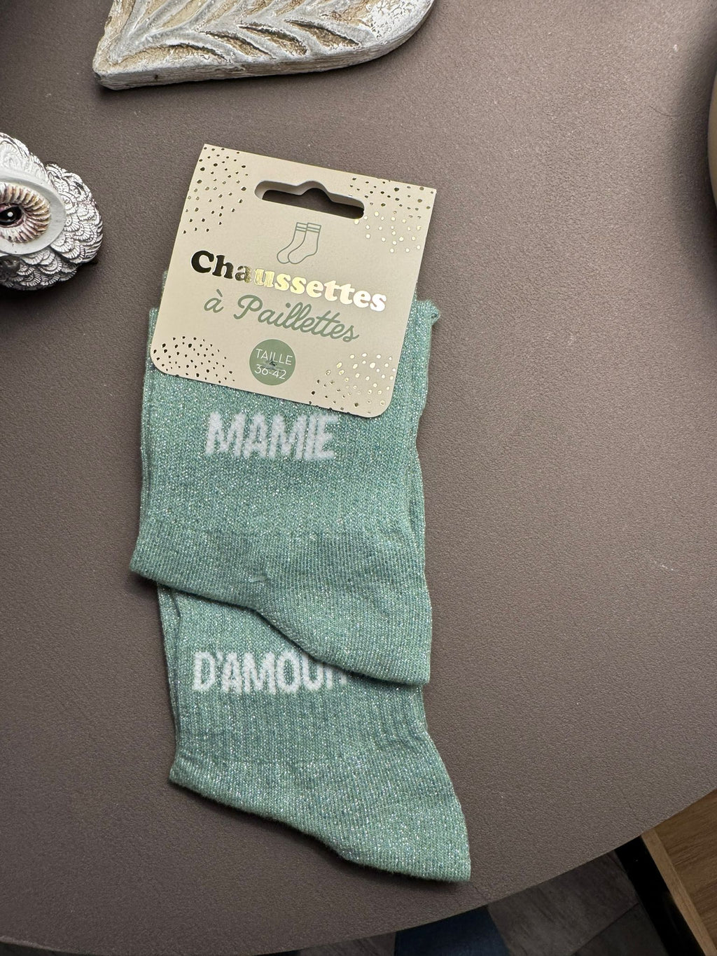 Chaussettes à Paillettes 2 mots
