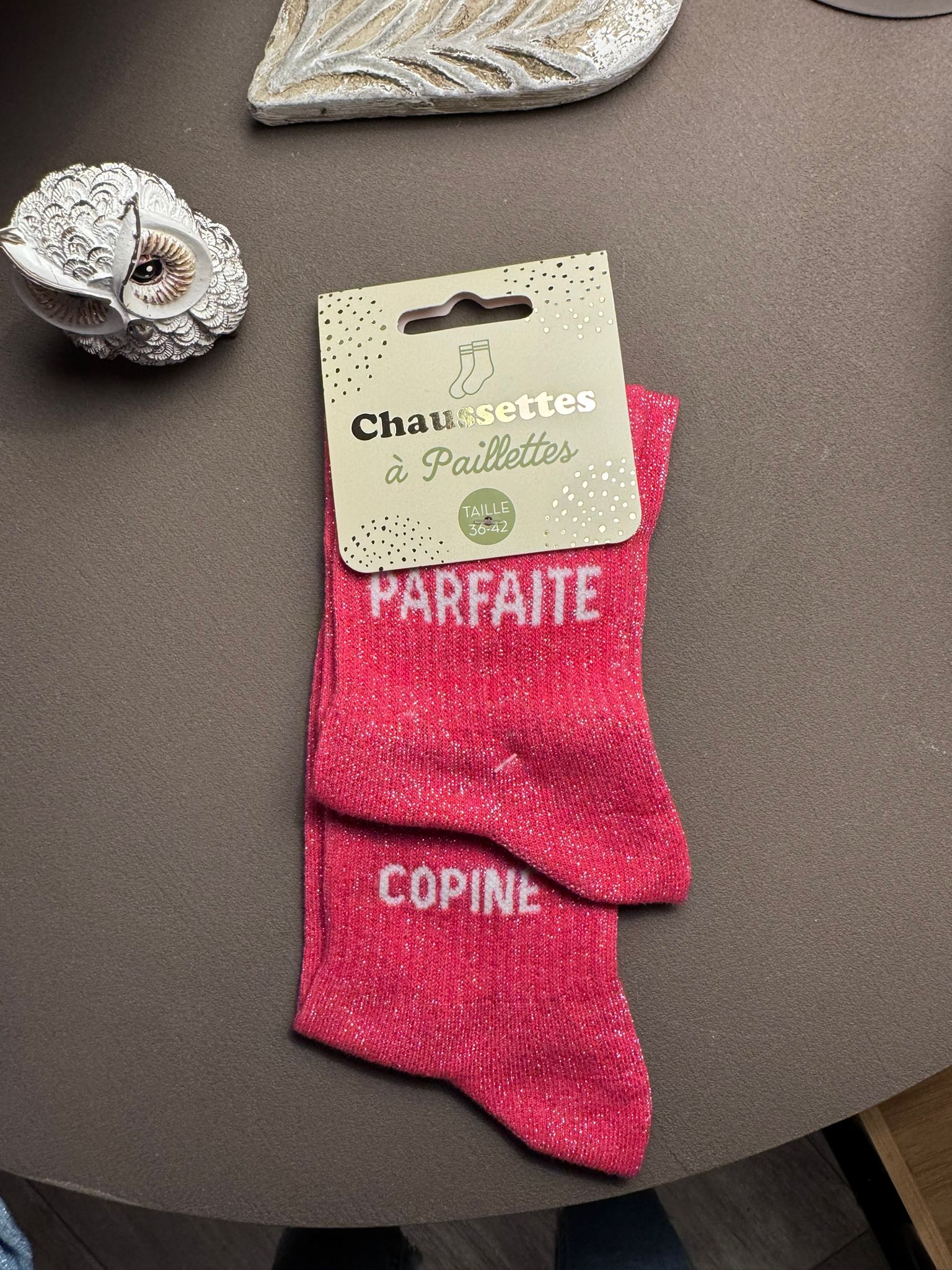 Chaussettes à Paillettes 2 mots