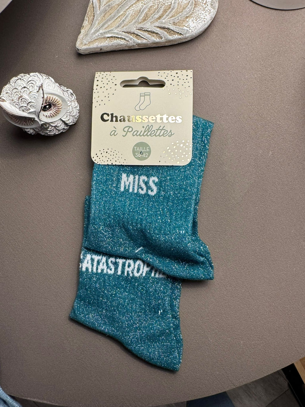 Chaussettes à Paillettes 2 mots