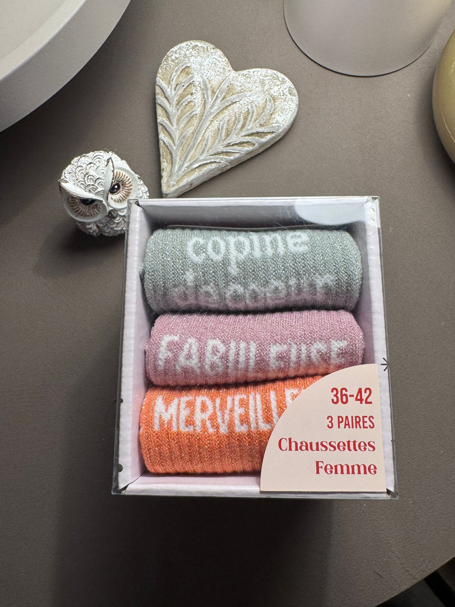 Lot de Chaussettes à Paillettes