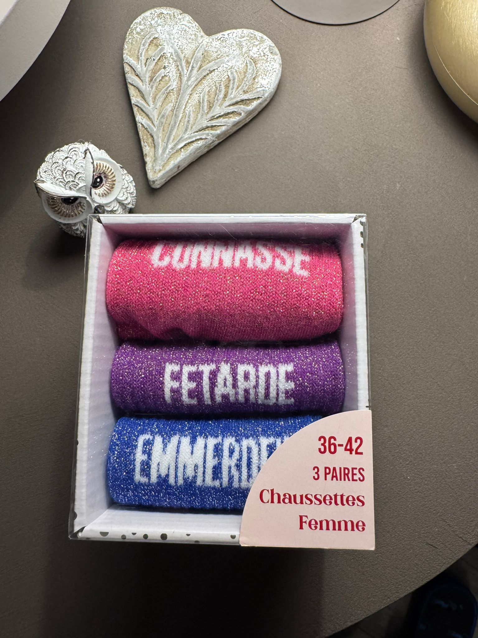 Lot de Chaussettes à Paillettes