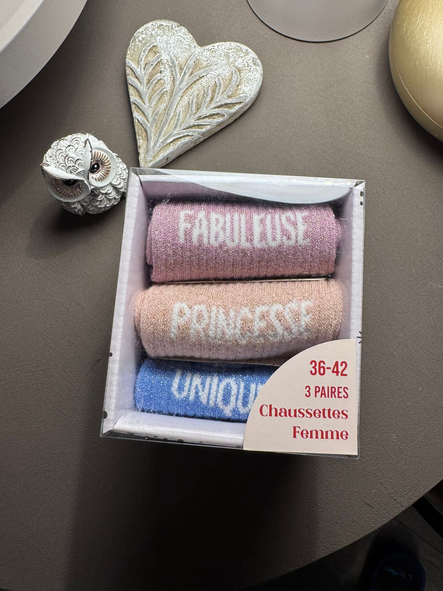 Lot de Chaussettes à Paillettes