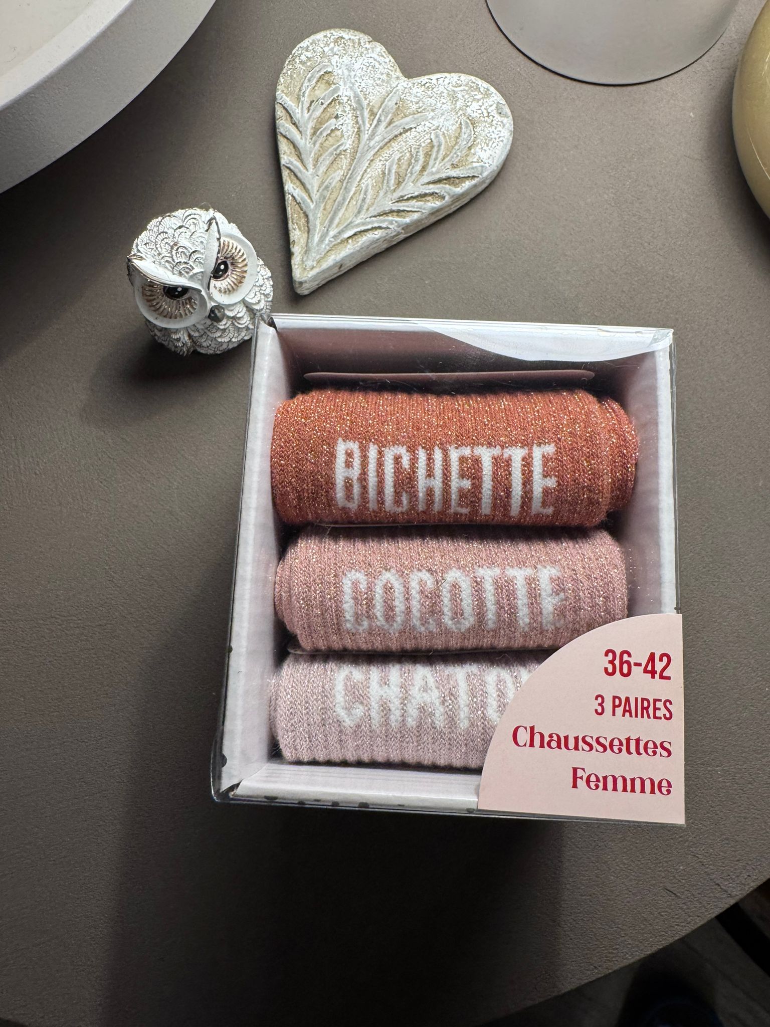 Lot de Chaussettes à Paillettes