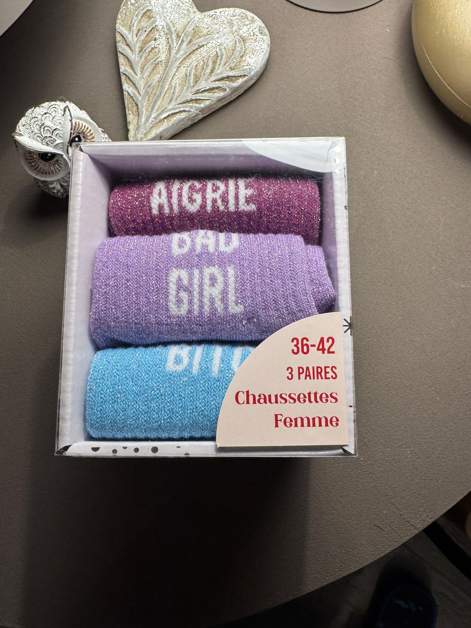 Lot de Chaussettes à Paillettes