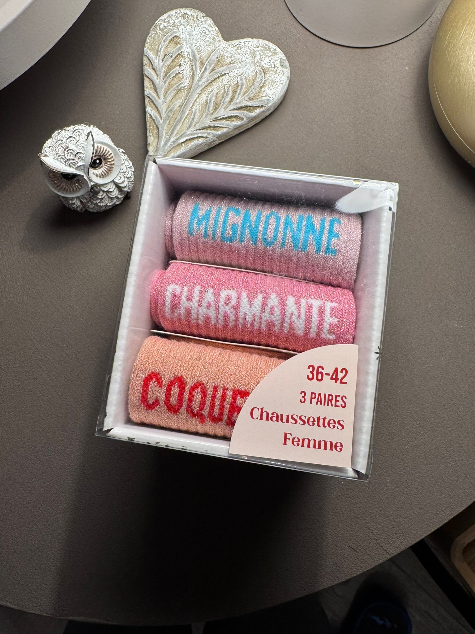 Lot de Chaussettes à Paillettes