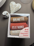 Lot de Chaussettes à Paillettes