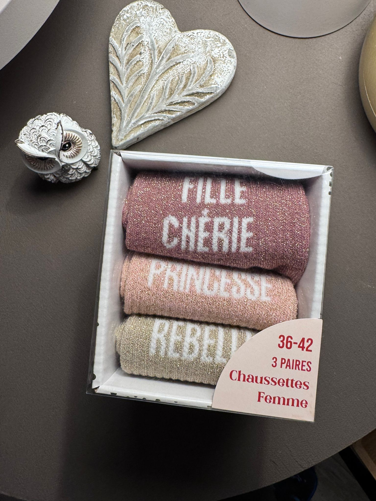 Lot de Chaussettes à Paillettes