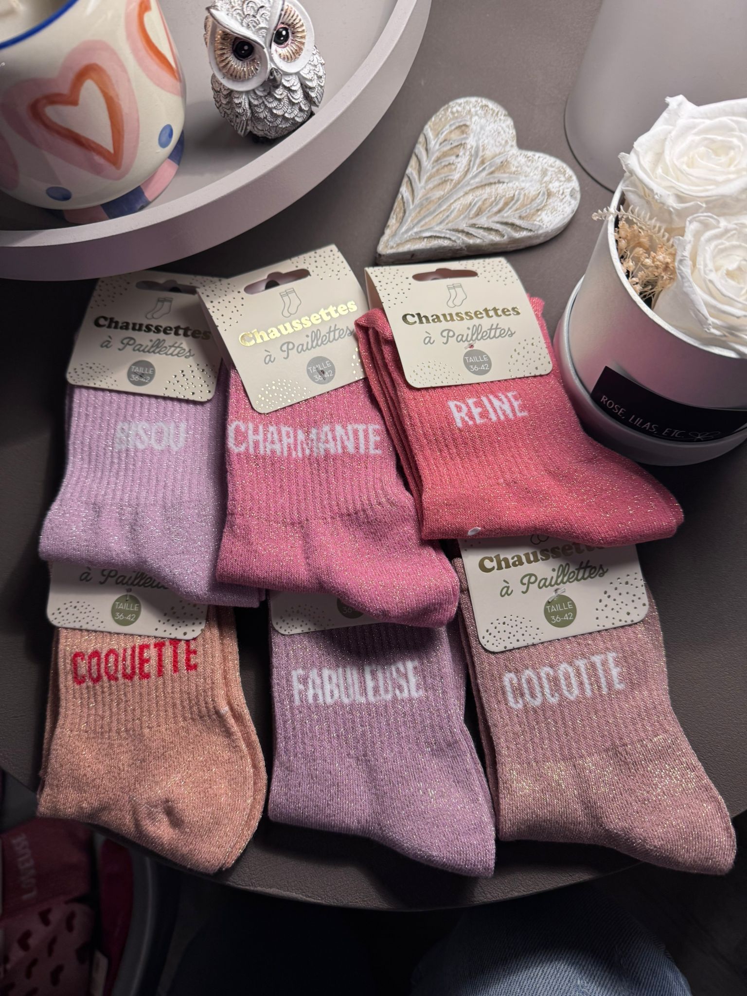 Chaussettes à Paillettes